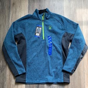 Blue Spyder Quarter Zip L